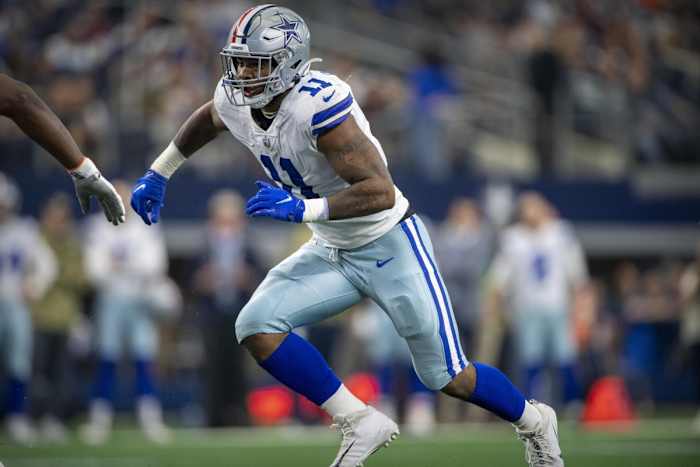 Dallas Cowboys linebacker Micah Parsons (11). Mandatory Credit: Jerome Miron-USA TODAY Sports